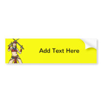Brave Amazon Women Bumper Sticker