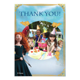 Brave Birthday Thank You Cards Personalized Announcement