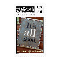 Brave Girl 'It's all Good' Postage Stamps stamps