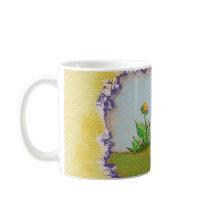 Brave Little Guy - romantic mouse rat heart flower mugs