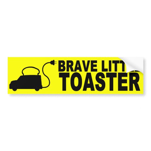 Brave Little Toaster Bumper Sticker Zazzle