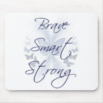 Brave Smart Strong mousepads
