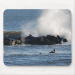 Brave Surfer Mouse Pads