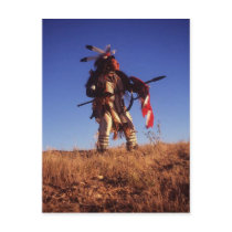 Brave Ute_Warrior postcard by design_girl Brave Ute_Warrior postcard