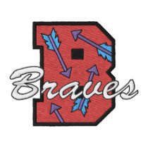 Braves embroidered shirts