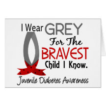 Bravest Child I Know Juvenile Diabetes Card