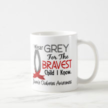 Bravest Child I Know Juvenile Diabetes Coffee Mug