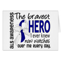 Bravest Hero I Ever Knew ALS Cards