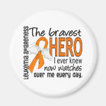 Bravest Hero I Ever Knew Leukemia Magnets