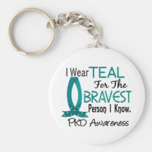Bravest Person I Know PKD Key Chains