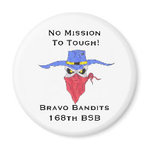 Bravo Bandits Button magnets by Armywife37 Bravo Bandits Button magnets