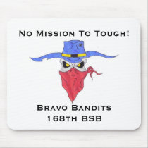 Bravo Bandits Mousepad by Armywife37 Bravo Bandits Mousepad
