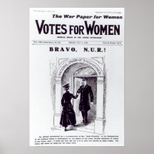 Bravo, N.U.R!, front cover of 'Votes for Posters