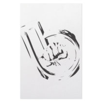 BRAWLIN B FIST.ai stationery