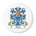 Bray Family Crest magnets