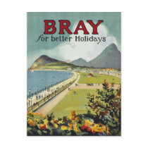 Bray ~ for better holidays postcard
