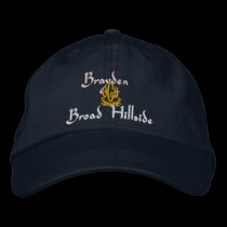 Brayden Name With English Meaning Navy embroidered hats
