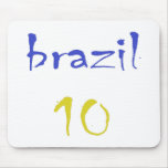 Brazil 10! Cool Brazil design! Mouse Pads