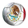 Brazil 2014 Mexico el Tri soccer ball Mexican flag Magnet