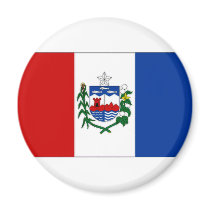 Brazil Alagoas Flag Magnet