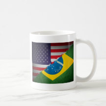 brazil and america mug
