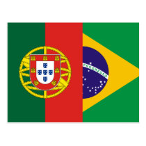 Brazil And Portugal, hybrids postcards