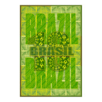 Brazil Brasil Amazon Inspired Soccer 10 Poster posters by BrazilShirt Brazil Brasil Amazon Inspired Soccer 10 Poster posters