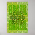 Brazil Brasil  Amazon Inspired Soccer 10 Sports posters