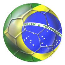 Brazil Brasil Samba football Brazilian flag ball stickers by SoccerJersey Brazil Brasil Samba football Brazilian flag ball stickers