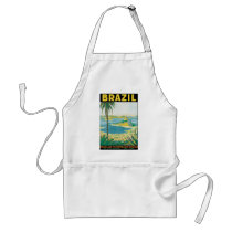 Brazil Brazilian Information Bureau Apron