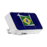 Brazil Brush Flag Laptop Speaker