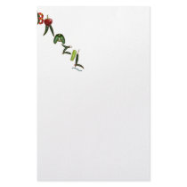 Brazil Chili Peppers Stationery