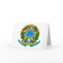 Brazil Coat of Arms Greeting Card by FlagTshirts Brazil Coat of Arms Greeting Card