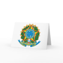 Brazil Coat of Arms Greeting Card