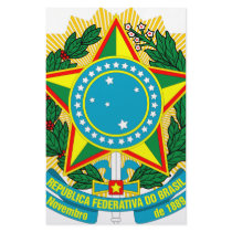 Brazil coat of arms stationery
