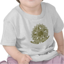 Brazil Coat of Arms Vintage t-shirts