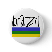 Brazil Colors! Button