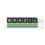 Brazil Colors design! Bumper Sticker