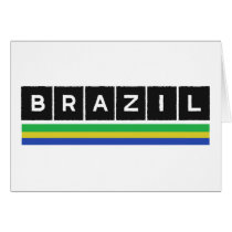 Brazil Colors design! cards