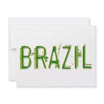 Brazil cool design! invitations
