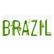 Brazil cool design! photo cards by angeria Brazil cool design! photo cards