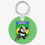 This cute panda is taking a break on his bike in front of a Brazilian flag shield in this darling original design. This cute Brazil cycling panda design makes a great gift for Brazilian bikers and bicycle enthusiasts. Show your support for the Brasil Cycling Team with these cute panda gifts!
