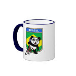 This cute panda is taking a break on his bike in front of a Brazilian flag shield in this darling original design. This cute Brazil cycling panda design makes a great gift for Brazilian bikers and bicycle enthusiasts. Show your support for the Brasil Cycling Team with these cute panda gifts!