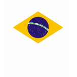 Brazil diamond - emblem of the Brazilian flag t-shirts