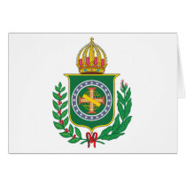 Brazil Empire Coat of Arms cards by FlagTshirts Brazil Empire Coat of Arms cards