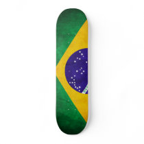 Brazil Flag 2 Part (2) Skate Board Deck