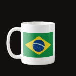 Brazil Flag Map Classic Mug