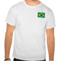 Brazil Flag and Map T-Shirt