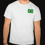 Brazil Flag Map Basic T-Shirt