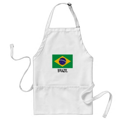 Brazil Flag Aprons by flagshirt